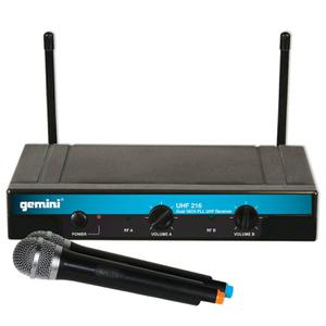 Micro-UHF-System Gemini UHF-216M - Schwarz/Blau