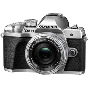 Hybrid - Olympus E-M5 II MARK - Silber/Schwarz + Objektiv ED 14-42 EZ