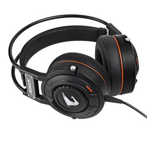 Kopfhörer Gaming mit Mikrophon Gigabyte Aorus H5 - Schwarz