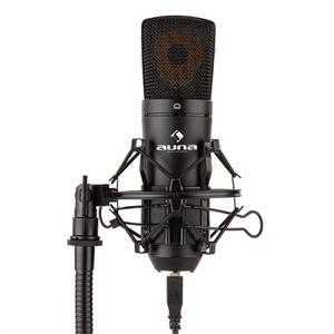 Microphone USB de studio Auna MIC-920B - Noir