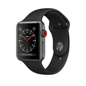 Apple Watch (Series 3) 2017 42 - Aluminium Space gray - Sport loop Black