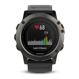 Montre Cardio Gps Garmin Fēnix 5x Saphire - Noir
