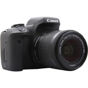 Reflex - CANON EOS 750D - Noir + Objectif 18-55 IS STM