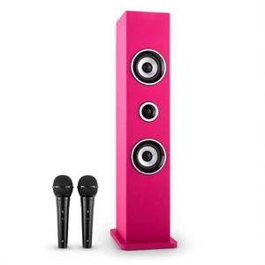 Enceinte Bluetooth Auna Karaboom Rose