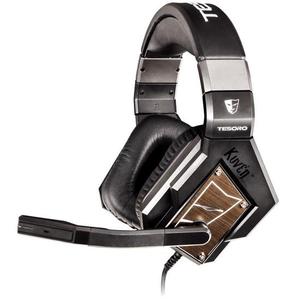 Casque Réducteur de Bruit Gaming avec Micro Tesoro Kuven pro real 5.1 - Noir