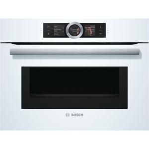 Four intégrable combiné micro-ondes 45CM Bosch CMG636BW1 Blanc
