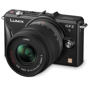 Panasonic Lumix DMC-GF2 Hybride 12 mpix + objectif Panasonic 14-42 mm f3.5/5.