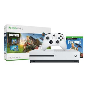 Console Microsoft Xbox One S 1 To + Manette + Jeu Fortnite - Blanc