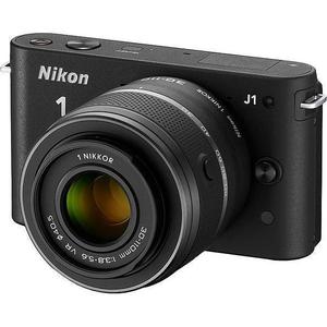 Hybride - Nikon 1 J1 Noir Nikkor Nikkor 1 10-30 mm f / 3.5-5.6 + 10 mm f / 2.8
