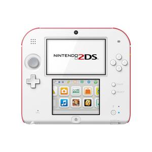 Nintendo 2 DS 4 GB -käsikonsoli + Animal Crossing: New Leaf -peli - Valkoinen/Punainen