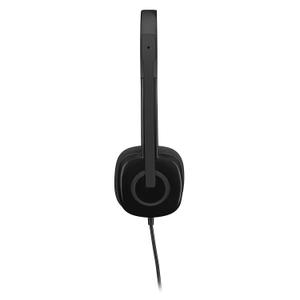 H151 Auscultador- com microfone - Preto