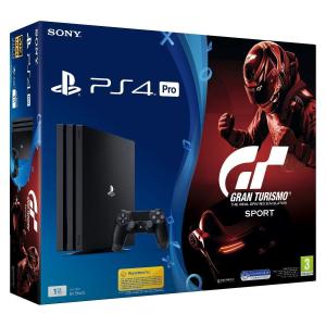 Console Sony Playstation 4 Pro 1 To + Manette + Gran Turismo Sport - Noir
