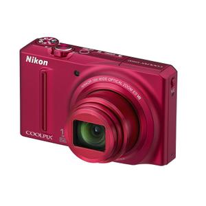 Compact - Nikon Coolpix S9100 Rouge Nikon Nikon Nikkor 15x Wide Optical Zoom ED VR 25-450 mm f/3.5-5.9