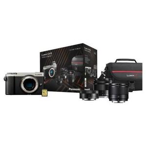Panasonic Lumix GX9 Argent + G Vario 12-32 mm f/3.5-5.6 Asph. Mega O.I.S. + G Vario 35-100 mm f/4.0-5.6 Asph. Mega O.I.S. + G 25 mm f/1.7 Asph.