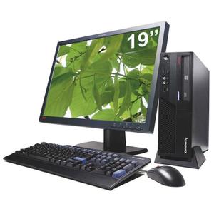Lenovo M58p SFF 19" Core 2 Duo 3 GHz - HDD 160 Go - 4 Go AZERTY