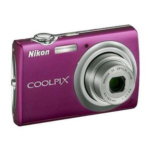 Compact - Nikon Coolpix S220 Magenta Nikon Nikkor 3X Optical Zoom 35-105mm f/3.1-5.9