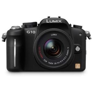 Macchina fotografica ibrida Panasonic Lumix DMC-G10 - Nero + obiettivo Panasonic Lumix G Vario 14-42mm f/3.5-5.6 II ASPH. MEGA O.I.S