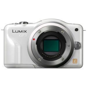 Cámara híbrida Panasonic Lumix DMC-GF3 - Blanco