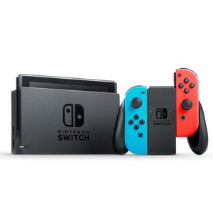 Consoles Nintendo Switch 32Go - Noir + Joycon Rouge / Bleu + Yoshi's crafted world