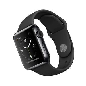 Apple Watch (Series 2) Diciembre 2016 42 mm - Acero inoxidable Gris espacial - Correa Sport Negro