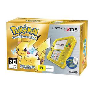 Console Nintendo 2DS 4 Go édition spéciale Pikachu version - Jaune