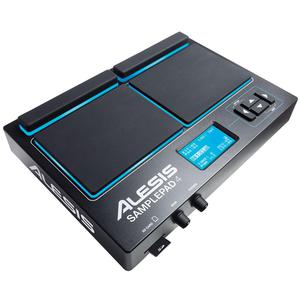 E-Drum Pad MIDI Alesis Samplepad 4 - Schwarz/Blau