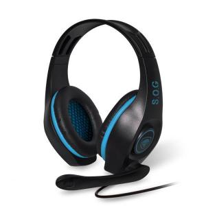 Kopfhörer Gaming mit Mikrophon Spirit Of Gamer PRO-SH5 - Schwarz/Blau