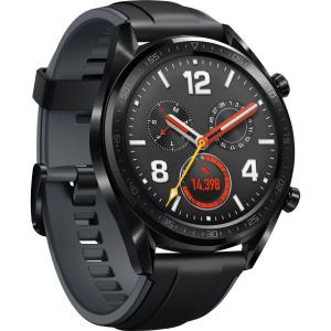 Verbundene Uhr Huawei Watch GT Sport - Schwarz