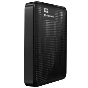 Externe Festplatte 2,5 '' 1 TB USB 3.0 & USB 2.0 - Western Digital My Passport AV-TV - Schwarz