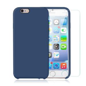Pack Coque iPhone 6 Plus / iPhone 6S Plus en Bleu Cobalt + Verre Trempé