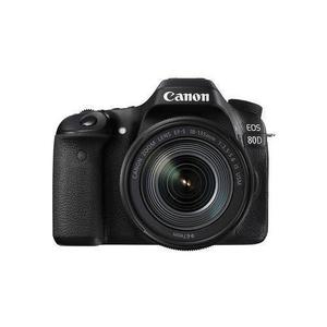 Reflex Canon EOS 80D - Zwart + Lens Canon EF-S 18-135mm F3.5-5.6 IS USM