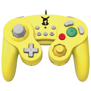 Controlador con cable Nintendo Switch Battle Pad Pikachu - Amarillo