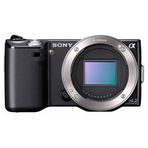 Hybrid-Kamera Sony NEX-5 Schwarz/Grau + Objektiv Sony E 16-55 mm f/2.8 G + Sony E 55-210 mm f/4.5-6.3