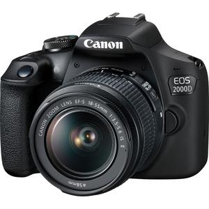 CANON Appareil photo Reflex  EOS 2000D+18-55mm+55-250mm+Etui+16Go 
