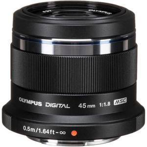 Objectif Olympus M.zuiko 45mm 1:1.8 - Noir