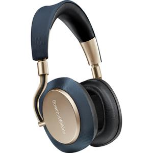 Cascos Reducción de ruido Bluetooth Micrófono Bowers & Wilkins PX - Azul/Oro