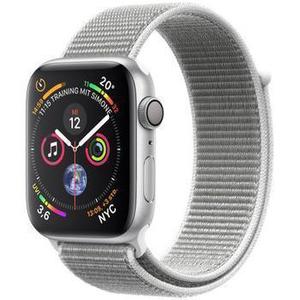 Apple Watch (Series 4) Septembre 2018 40 mm - Aluminium Argent - Bracelet Boucle sport Argent