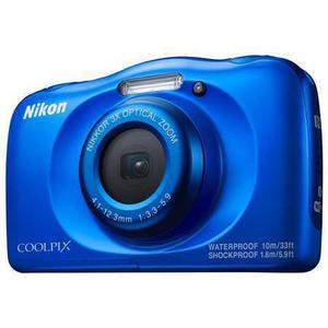 NIKON Compact  Coolpix W100 Bleu + Sac &agrave; dos 