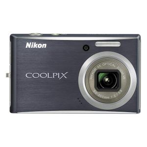 Kompaktkamera Nikon Coolpix S610 - Schwarz + Objektiv Nikkor Optical Zoom VR 28-112 mm f/2.7-5.8