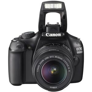 Κάμερα Reflex Canon EOS 1100D - Μαύρο + Φωτογραφικός φακός Canon EF-S 18-55mm f/3.5-5.6 IS II