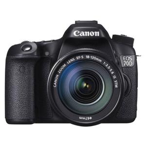 Reflex - Canon EOS 70D - Noir + Objectif EF-S 18-135mm f/3.5-5.6 IS STM