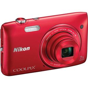 Compact Nikon Coolpix S3500 - Rouge