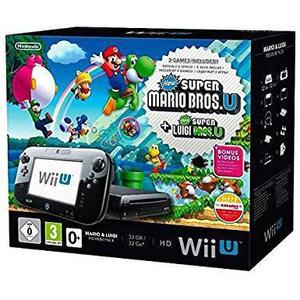 Console Wii U Premium 32 Go Pack Mario & Luigi - Noir