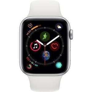 Apple Watch (Series 4) September 2018 44 - Aluminium Silver - Sport loop White