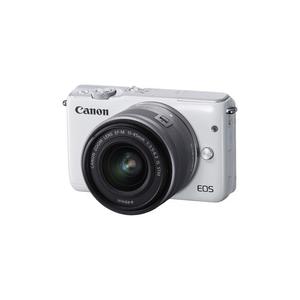 Hybrid - Canon EOS M10 - Weiß + Objektiv 14-45 mm