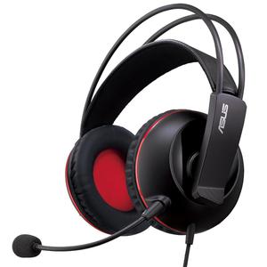 Casque Réducteur de Bruit Gaming avec Micro Asus Cerberus - Noir/Rouge