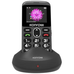 Konrow Senior Dual Sim - Noir- Débloqué