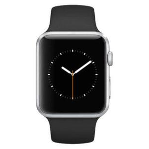 Apple Watch (Series 4) Septembre 2018 44 mm - Aluminium Argent - Bracelet Sport Noir