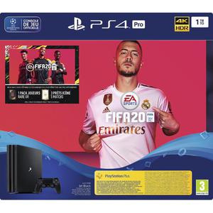 Konsole Sony PlayStation 4 Pro 1 TB + Fifa 20 - Schwarz