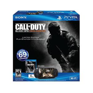 Console Sony PlayStation Vita Wifi Edition Call Of Duty 4 GB - Negro